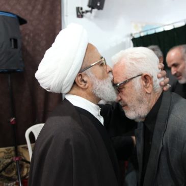 حضور حجت‌الاسلام‌والمسلمین غفوری، نماینده ولی فقیه در استان و امام جمعه کرمانشاه، در مراسم یابود شهید دکترمحمدعلی عطایی شورچه