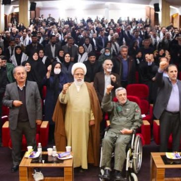 حضور حجت‌الاسلام‌و‌المسلمین غفوری، در آیین تجلیل از خانواده‌های شهدای اهل‌ حق