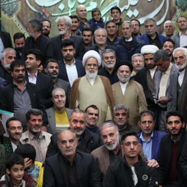 حضور در جمع موکب‌داران خانقین عراق و جمعی از موکب‌داران استان کرمانشاه