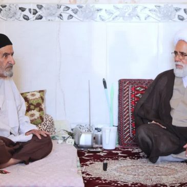 حضور در منزل حجت‌الاسلام‌‌والمسلمین «حاجی‌آقا زمانی» و دیدار با ایشان در شهرستان کنگاور