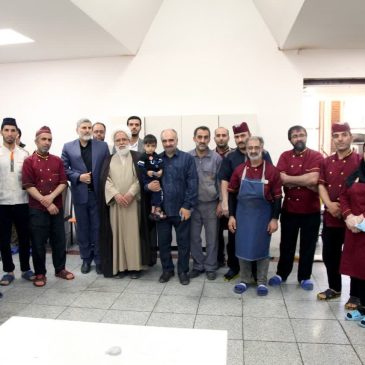 بازدید از موکب دفتر کانون‌های خدمت رضوی با همکاری دانشگاه صنعتی کرمانشاه